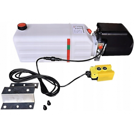 Zestaw Hydrauliczny WYWROTU NA 3 STRONY 4,6 m 1432 mm 12T KIPRA 12V PEŁNY ZESTAW